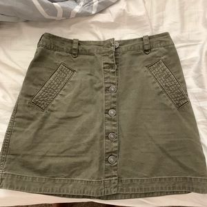 green military skirt